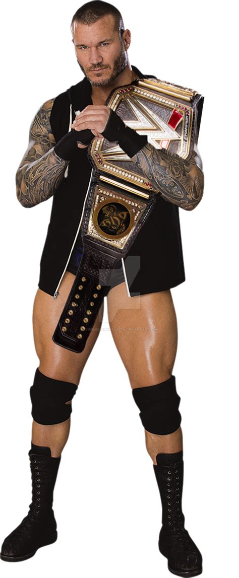Randy Orton Wwe Champion With Sideplates By Thephenomenalseth On Deviantart