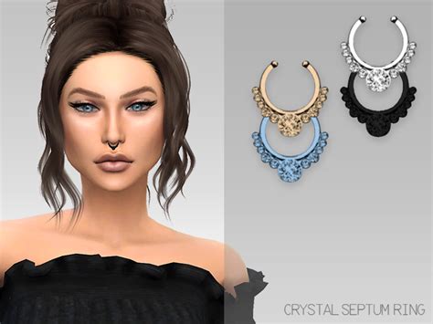 The Sims Resource Grafitysims Crystal Septum Ring