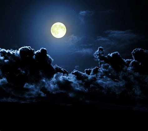 Moonlight Clouds Moon Nature Sky Hd Wallpaper Peakpx