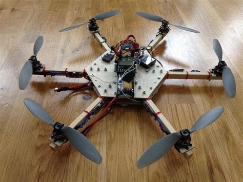 Diy Hexacopter Speed Build And Maiden Flight Wooden Frame Diy