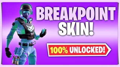 How To Unlock Breakpoint Skin In Fortnite New Waypoint Challenges