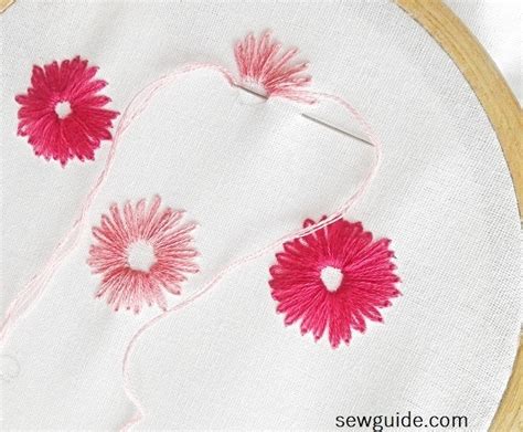 Lazy Daisy Stitch Beautiful Lazy Daisy Flowers You Can Embroider