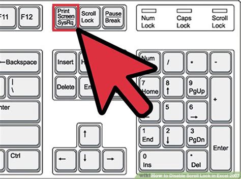 Sounds like the shift key isn't entering. How to Disable Scroll Lock in Excel 2007: 6 Steps (with ...