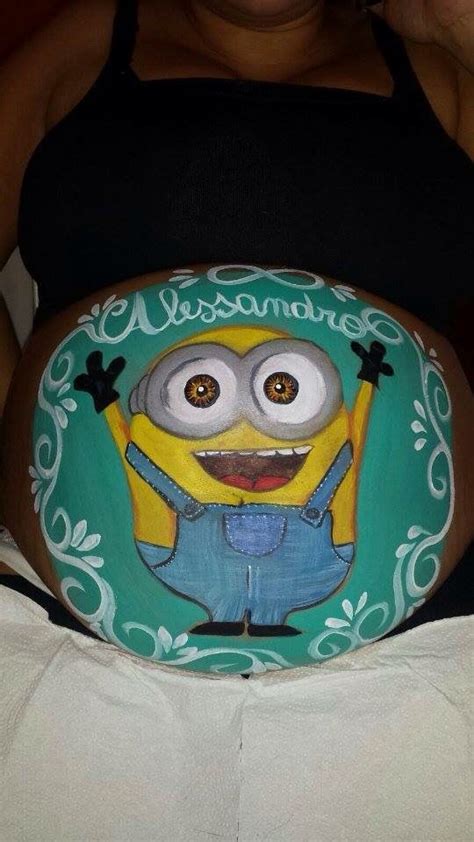 Belly Painting Minions Minion Painting Face Painting Minions