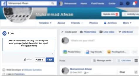 Contact bio fb keren on messenger. 99 Kata Bio Facebook yang Keren dan Unik - KOSNGOSAN