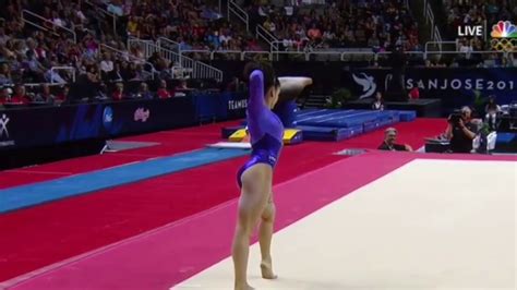 Hernandez finished with 926.55 points. Laurie Hernandez Floor Exercise 2016 Olympic Trials - YouTube