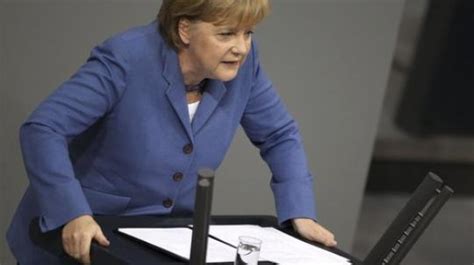 Haushaltsdebatte Angela Merkel Prügelt Böse Auf Die Grünen Ein Die Welt