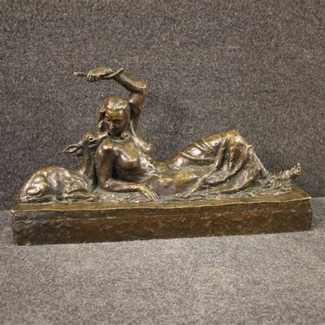 Antiques Atlas Bronze Sculpture Nude Of A Woman