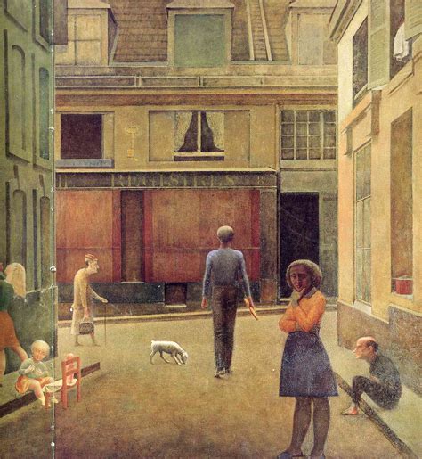 The Passage Of Commerce Saint Andre 1954 Balthus