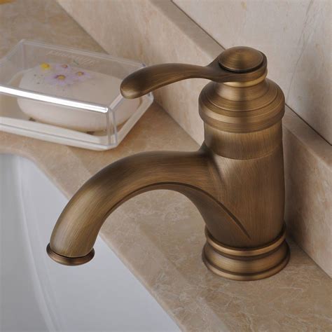 Free shipping over $99 · 60,000+ products in stock Hiendure Centerset Single Handle Antique Brass Bathroom ...