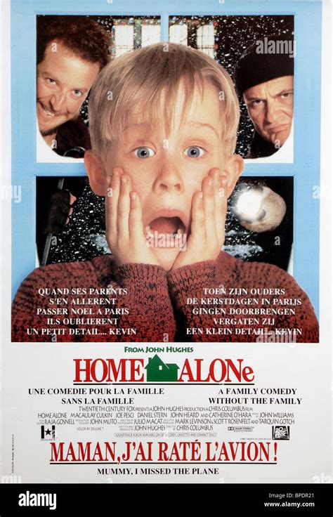 Daniel Stern Macaulay Culkin Joe Pesci Laffiche De Home Alone 1990