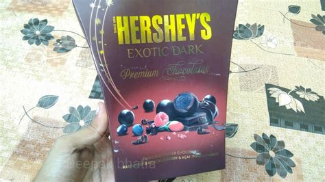 Hersheys Exotic Dark Premium Chocolates Youtube