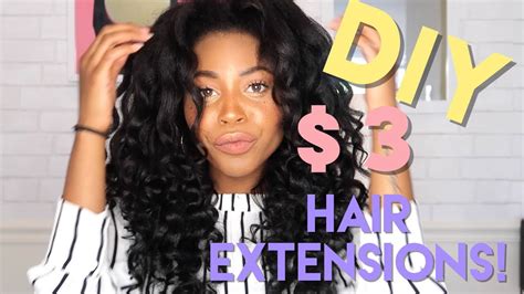 Diy 3 Hair Extensions Easy Heat Training Naturals Youtube