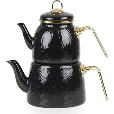 Black Teapot Set Turkish Tea Pot Set Turkish Sam Inspire Uplift
