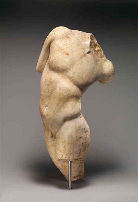 Marble Statue Of A Young Satyr Turning To Look At His Tail Roman
