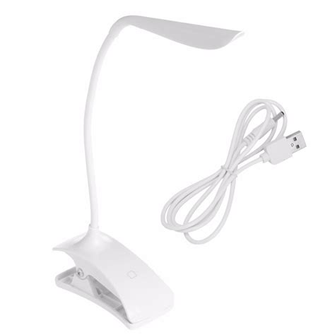 Dimmable Clip On Usb Rechargeable Touch Sensor 14 Leds Reading Light