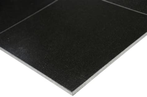 Absolute Black Granite 12 In X 12 In Polished Tile