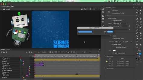 But may be i do smth wrong. Adobe Animate| How to export to video animation into a MP4 ...