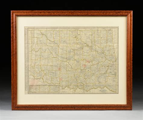 An Antique Map Rand Mcnally Standard Map Of Feb 15 2020 Simpson