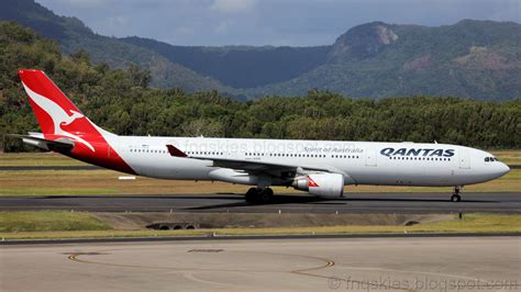 Far North Queensland Skies Qantas Airbus A330 300 Vh Qpa Pvg Syd