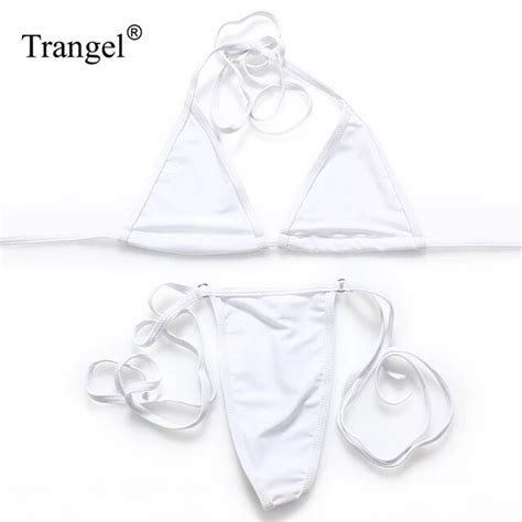 Trangel Sexy Micro Bikini String Push Up 2017 Mini Top Bikini Thong