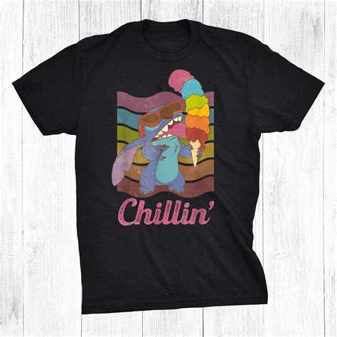 Rainbow Stitch Ice Cream Chillin Shirt TeeUni