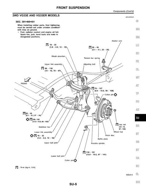 Nissan Frontier Front Suspension Diagram