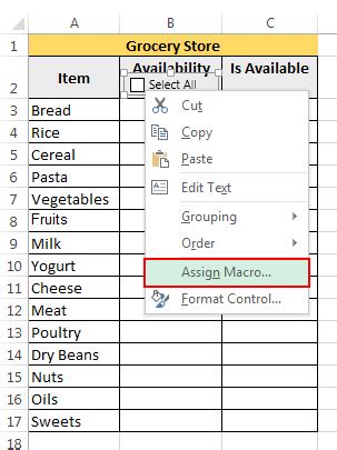 Selecting All Checkboxes Using A Single Checkbox In Excel Laptrinhx