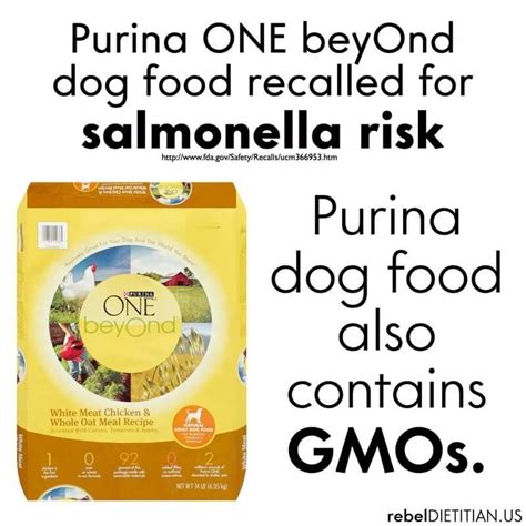 Issued a voluntary recall for a single lot of natural balance l.i.d. Purina One beyOnd (bad news) | Dog food recall, Purina dog ...
