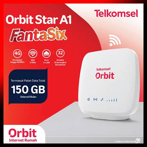 Telkomsel Orbit Star A1 Advan Modem Router Modem Wifi 4g Lte Free Kuota