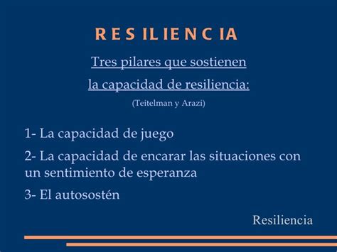 Clase Resiliencia