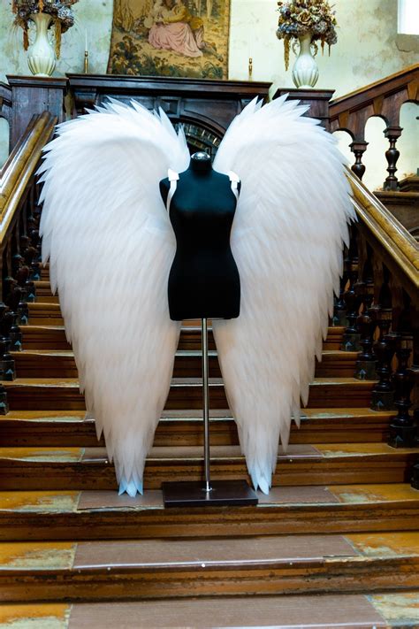White Angel Wings Costume Extra Large Size For Adults Etsy Angel