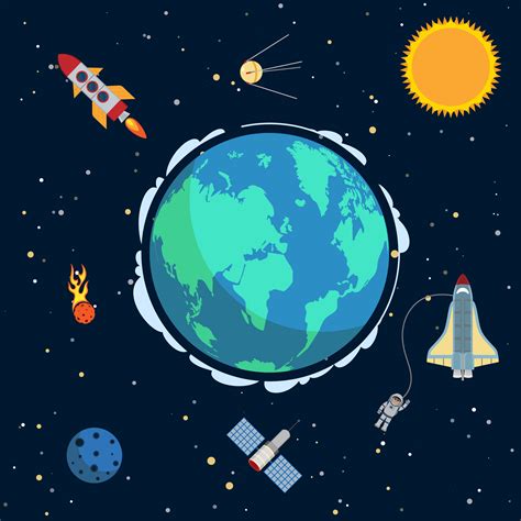 Earth In Space Download Free Vectors Clipart Graphics