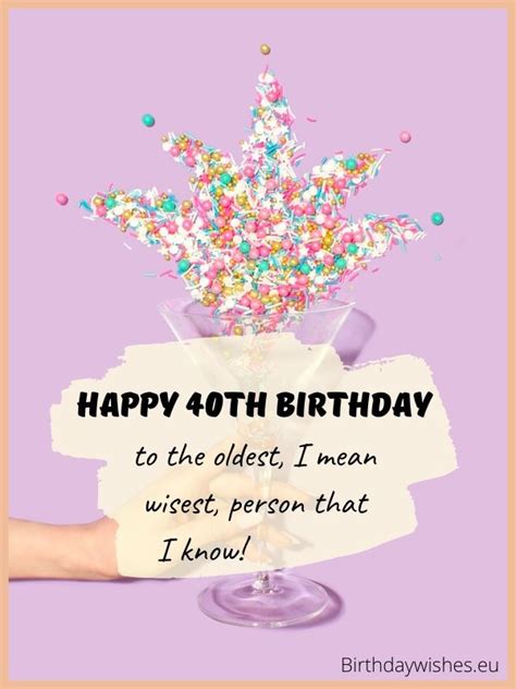 Happy 40th Birthday Wishes For Friend Birthdaywisheseu