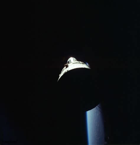The Gemini 7 Spacecraft As Seen From The Gemini 6 Spacecraft During