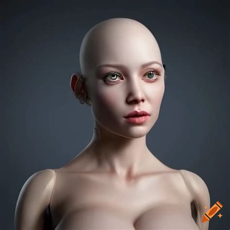 Realistic Full Body Female Android