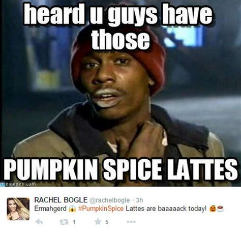 Pumpkin Spice Latte Memes From The Internet