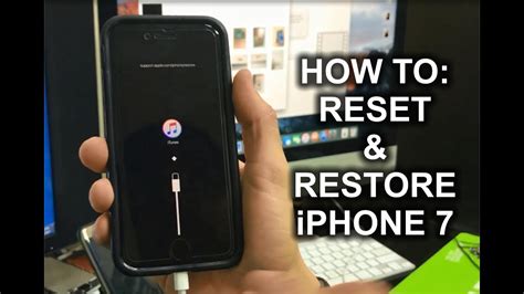 How To Reset Restore Your Apple Iphone Factory Reset Youtube