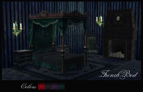 Sims 4 Gothic Bedroom Cc
