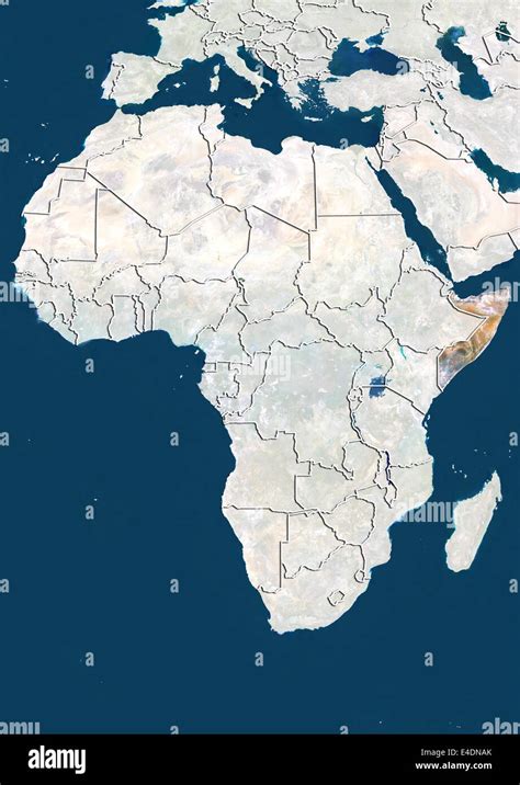 Somalia Map Satellite Geography Hi Res Stock Photography And Images Alamy