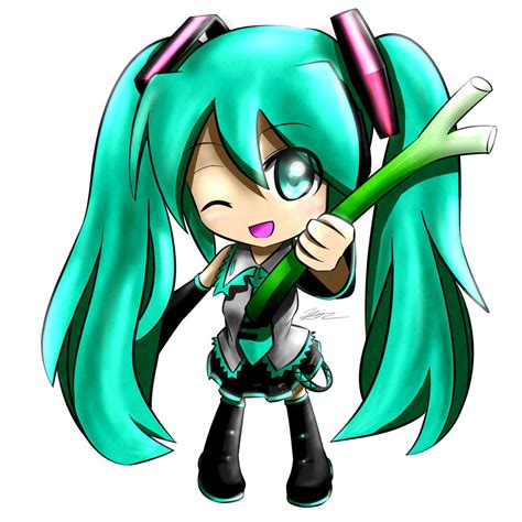 Hatsune Miku Chibi By Icy Cream 24 On Deviantart