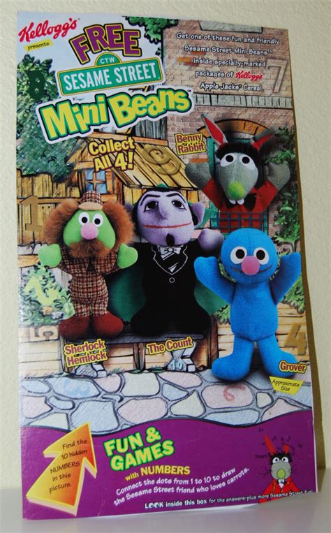 Sesame Street ~ Mini Beans Lost And Found Vintage Toys