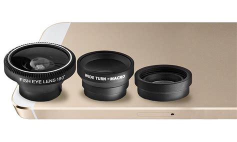 Aduro 3 Piece Camera Lens Kit For Apple Iphones Deal Of The Day