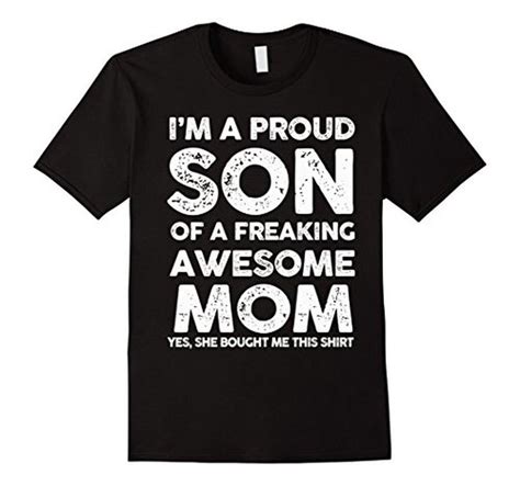 men s proud son of freaking awesome mom t shirt 3xl black brought to you by mom