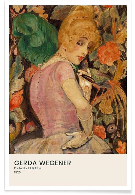 Gerda Wegener Portrait Of Lili Elbe Ii Poster Juniqe