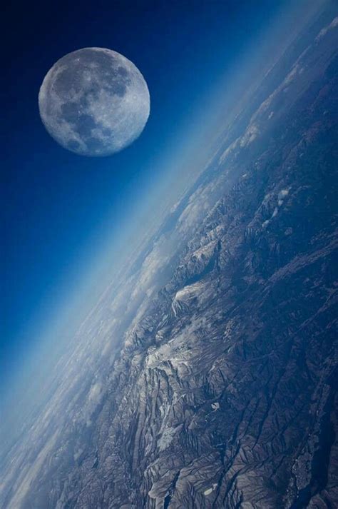Science Shoot The Moon Earth From Space Beautiful Moon