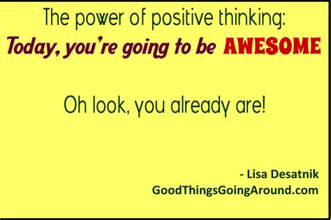 Power Of Positive Thinking Quotes Quotesgram