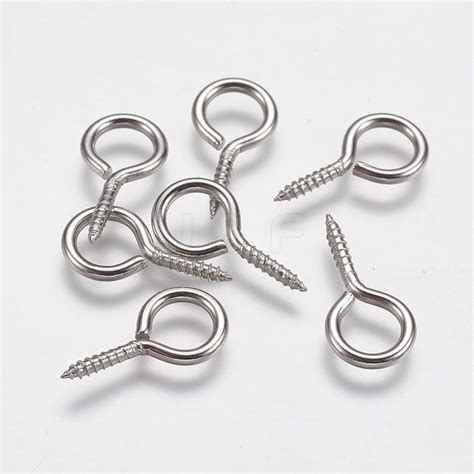 Wholesale 304 Stainless Steel Screw Eye Pin Peg Bails