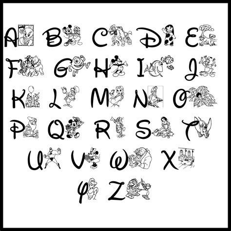 Best Alphabet Disney Font Printables Printablee Com Printable Porn Sex Picture