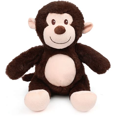 8 Inches Monkey Stuffed Animals Soft Cuddly Monkey Plush Toy For Kids